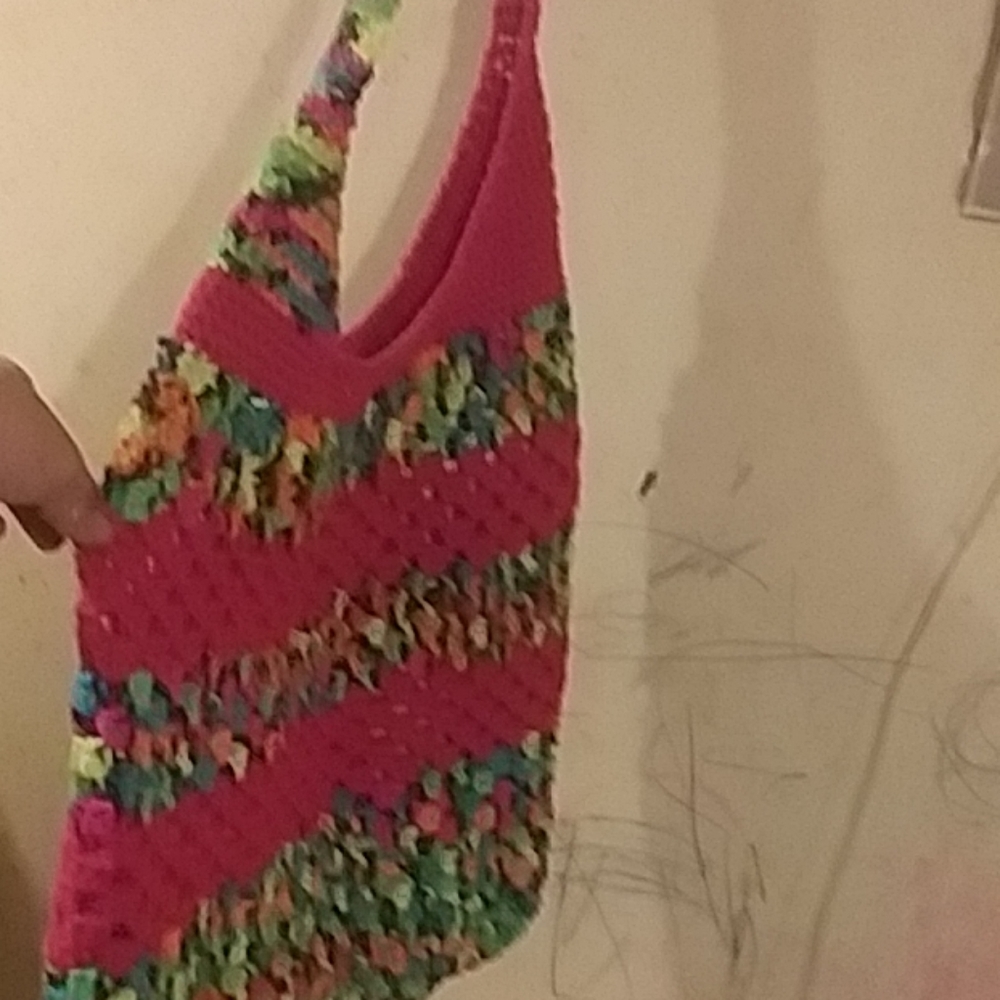 A huge handmade pocketbook